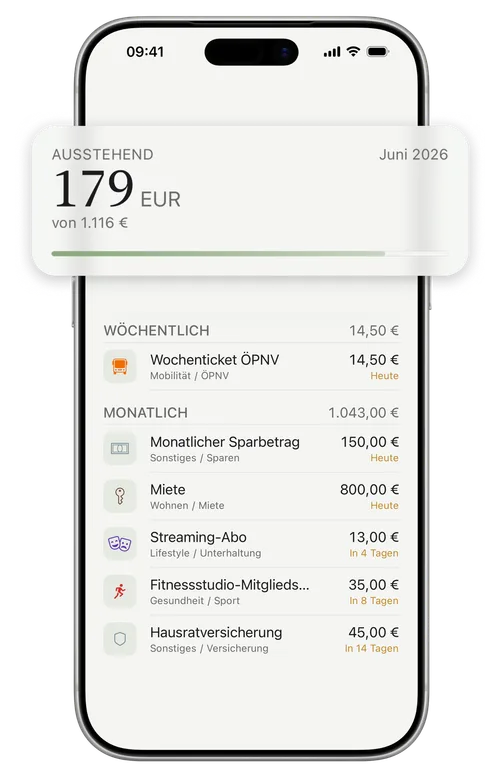 Screenshot der Kirum App